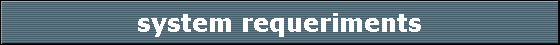 system requeriments